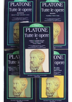 Platone Tutte le opere 5 tomów