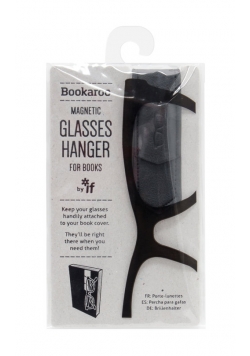 Bookaroo Glasses hanger - uchwyt na okulary do książki czarny