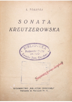 Sonata Kreutzerowska, ok. 1926 r.