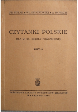 Czytanki polskie dla VI kl szkoły powszechnej 1946 r.