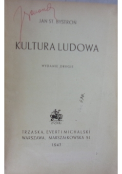 Kultura Ludowa,1947r.