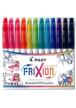 Markery Frixion Colors 12 kolorów PILOT