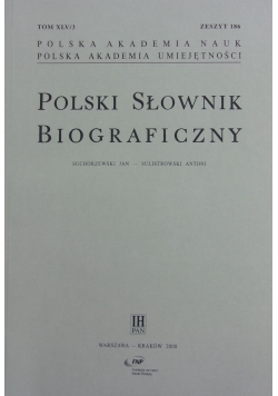 Polski słownik biograficzny,zeszyt 186