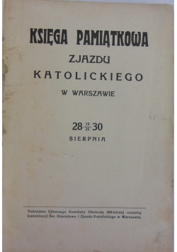 Księga pamiątkowa zjazdu katolickiego, 1926 r.