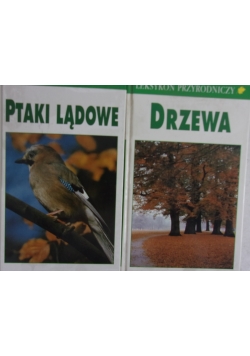 Leksykon przyrodniczy-Drzewa/Ptaki lądowe, zestaw 2 książek