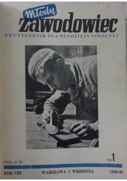 Dwutygodnik Młody zawodowiec, 20 numerów, ok. 1948 r.