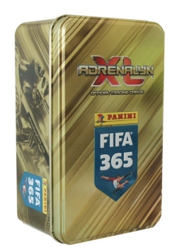 Adrenalyn XL FIFA 365 Duża puszka kolekcjonera + 63 karty