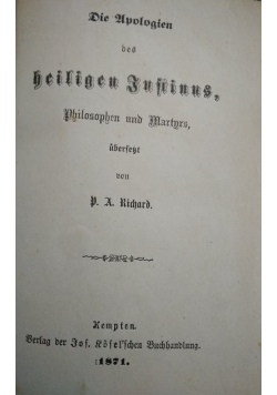 Des heiligen Chrillns, Ratechesen, 1871 r.