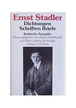 Dichtungen Schriften Briefe