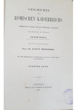 Geschichte des Romischen Kaiserreichs, 1889r