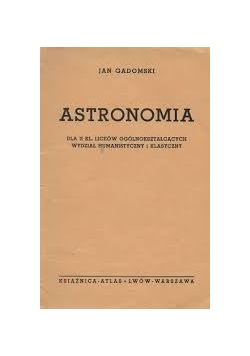 Astronomia, 1938r.