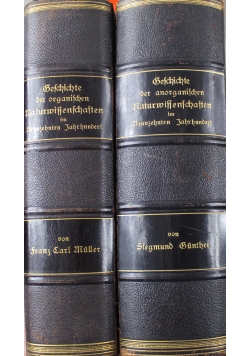 Geschichte der Organischen Naturwissenschaften im Neunzehnten Jahrhundert 2 tomy ok 1902 r.