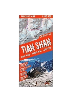 Trekking map Tian Shan 1:150 000 mapa