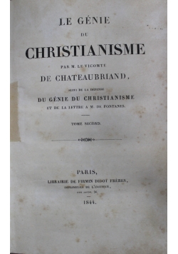 Le Genie Christianisme 1844 r.