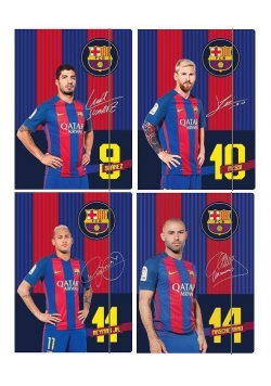 Teczka z gumką A4 FC Barcelona Barca Fan 5 ASTRA