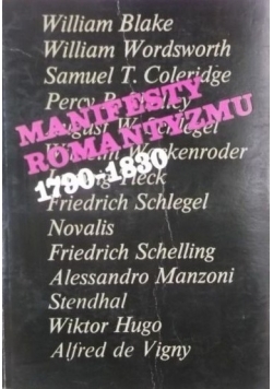 Manifesty romantyzmu 1790-1830