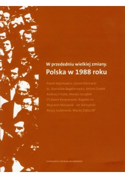 W przededniu wielkiej zmiany Polska w 1988 roku