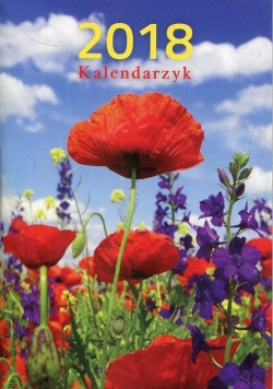 Kalendarz 2018 KK-1 kieszonkowy maki