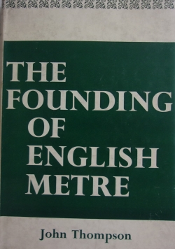 The founding of english metre