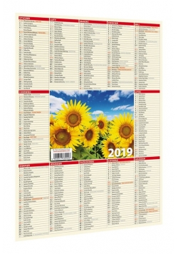 Kalendarz 2019 Listkowy