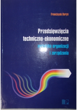 Przedsięwzięcia techniczno-ekonomiczne
