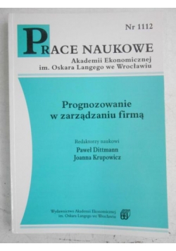 Prognozowanie w zarządzaniu firmą