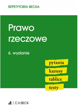 Prawo rzeczowe Pytania Kazusy Tablice Testy