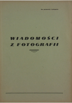Wiadomości z fotografii, 1948 r.