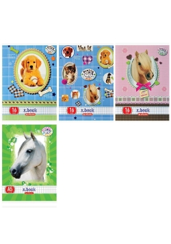Zeszyt A5/32K kratka Pretty Pets mix (10szt)
