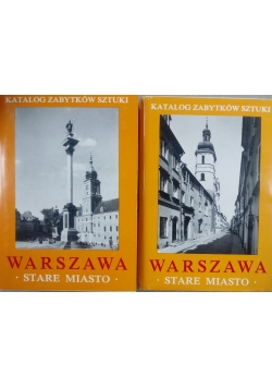 Warszawa Stare miasto.Zestaw 2 książek