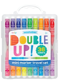 Mini flamastry Zestaw podróżny Double Up!