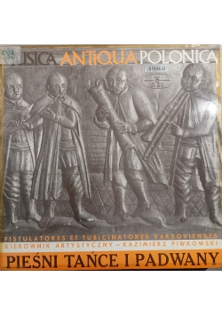 Pieśni Tańce i Padwany, płyta winylowa
