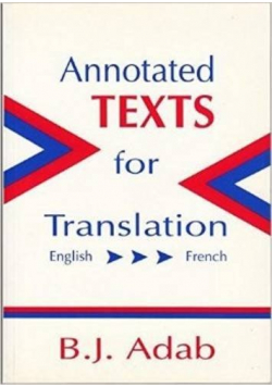 Annotated texts for translation