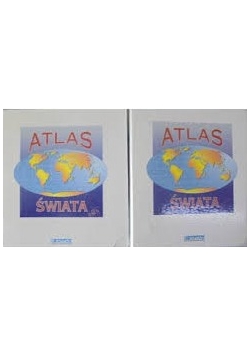 Atlas świata, zestaw 2 segregatorów