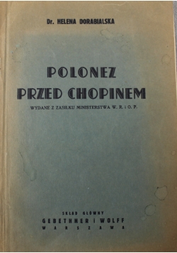 Polonez przed Chopinem 1938 r