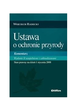 Ustawa o ochronie przyrody