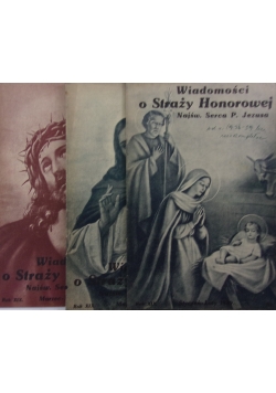 Wiadomości o straży honorowej, nr od  1 do 3