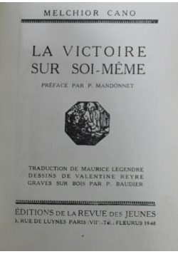 La Victoire Sur Soi Meme 1923 r.