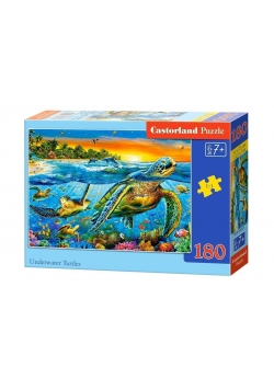 Puzzle 180 Underwater Turtles CASTOR