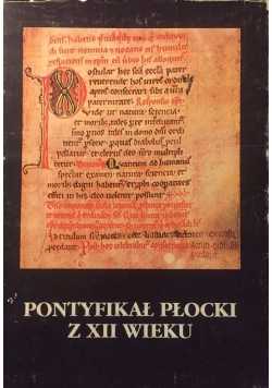 Pontyfikał Płocki z XII wieku