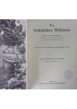 Die Katholischen Missionen, illustrierte Monatsschrift des Vereins der Glaubensverbreitung in den Ländern deutscher Zunge, 1924 r.