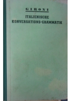 Italienische konversations - grammatik, 1942