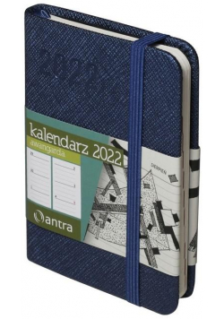 Kalendarz 2022 Awangarda A7 granatowy TDW ANTRA