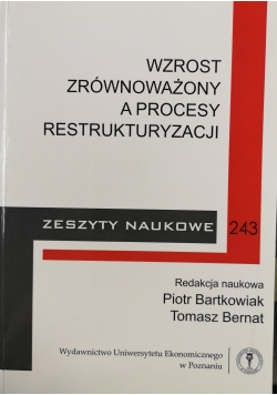 Wzrost zrównoważony a procesy restrukturyzacji