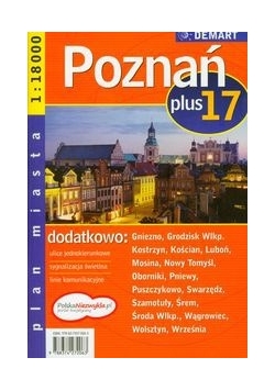 Poznań plus 17 atlas miast 1:18 000