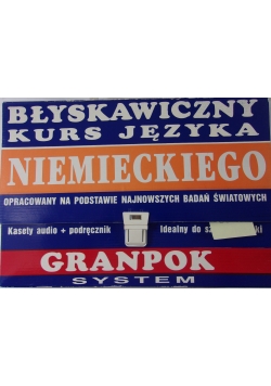 Błyskawiczny kurs języka niemieckiego  kasety audio +podręczniki