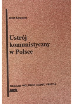 Ustrój Komunistyczny w Polsce