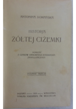 Historja żołtej ciżemki, 1919r