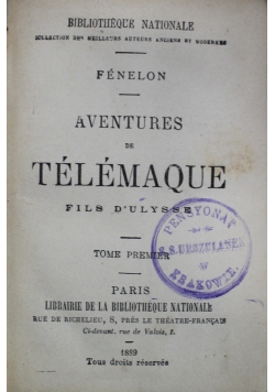 Adventures de Telemaque 1890 r.