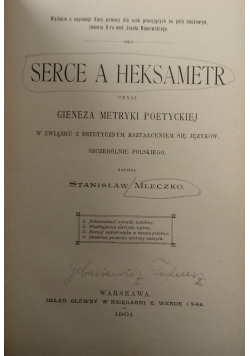Serce a Heksametr ,1901 r.